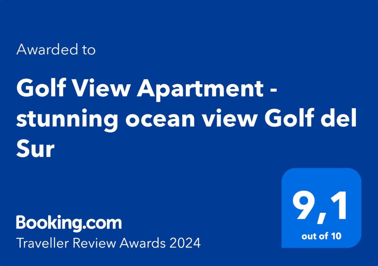 Golf View Apartment - Stunning Ocean View Golf Del Sur San Miguel de Abona Exteriör bild